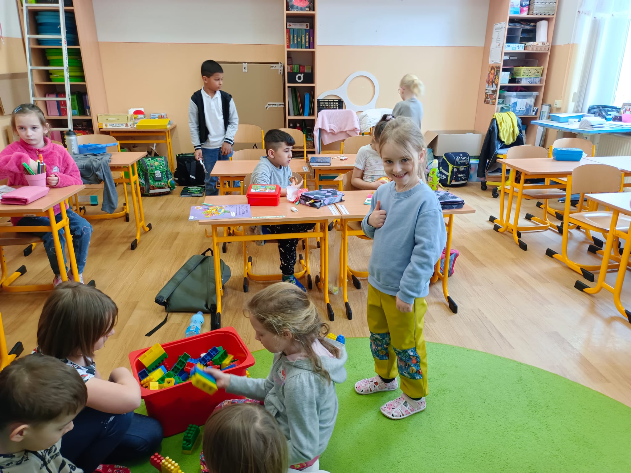 Návštěva u prvňáčků v ZŠ